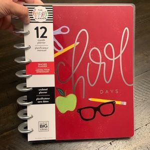 12 month Teacher planner undated